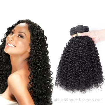 Manufacturing Kinky Curly Human Hair Bulk Human Hair Extension Bundles